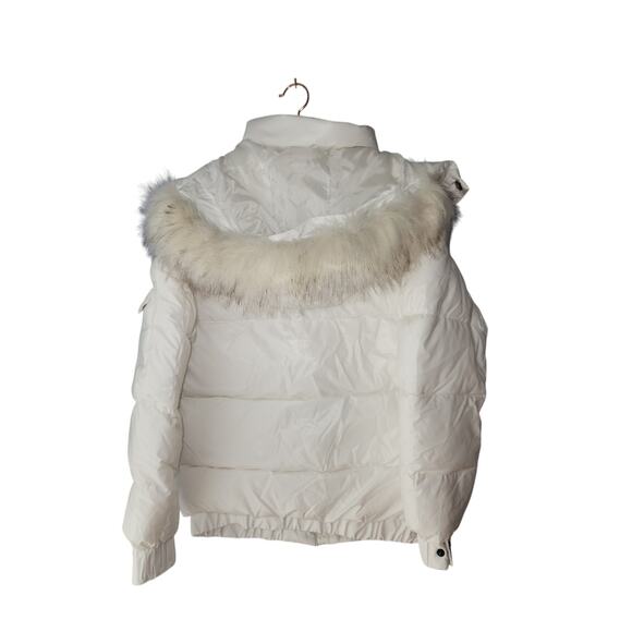 NWT Spire By Galaxy Water-Resistant Puffer Jacket Coat Puffer Ski White S - Picture 6 of 9
